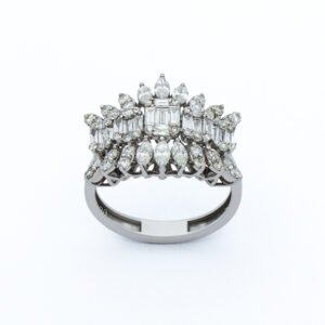 Majestic Diamond Crown Ring