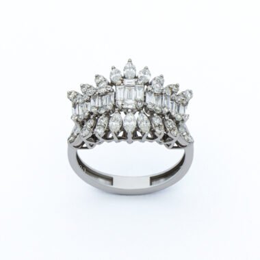 Majestic Diamond Crown Ring