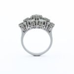 Diamond Art Deco Statement Ring