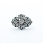 Diamond Art Deco Statement Ring