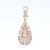 Radiant Gold and Mother-of-Pearl Teardrop Earrings