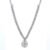 Luxury Silver Spiral Teardrop Jewelry Set