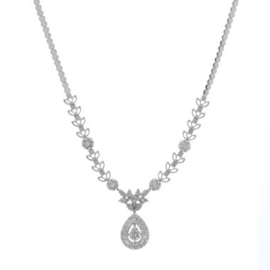 Elegant Floral Teardrop Jewelry Set