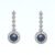 Elegant Black Pearl & Zirconia Jewelry Set