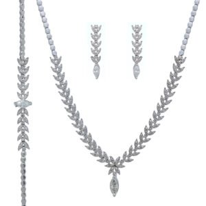 Marquise Cut Zirconia Jewelry Set