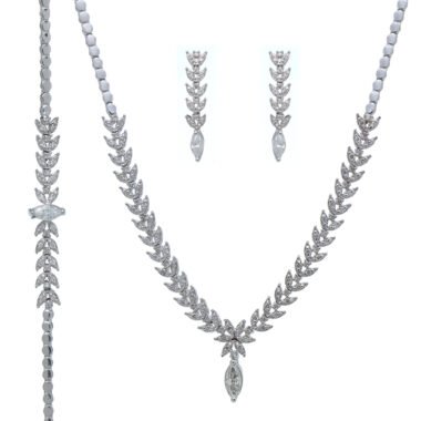 Marquise Cut Zirconia Jewelry Set