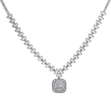 Princess Cut Zirconia Jewelry Set