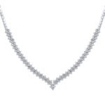V-Shaped Zirconia Jewelry Set