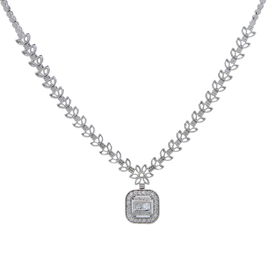 Princess Cut Zirconia Jewelry Set